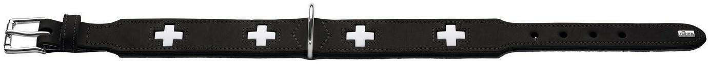 HUNTER Hundehalsband Swiss50 39mm/35-43cm schwarz Hundegeschirre & Halsbänder